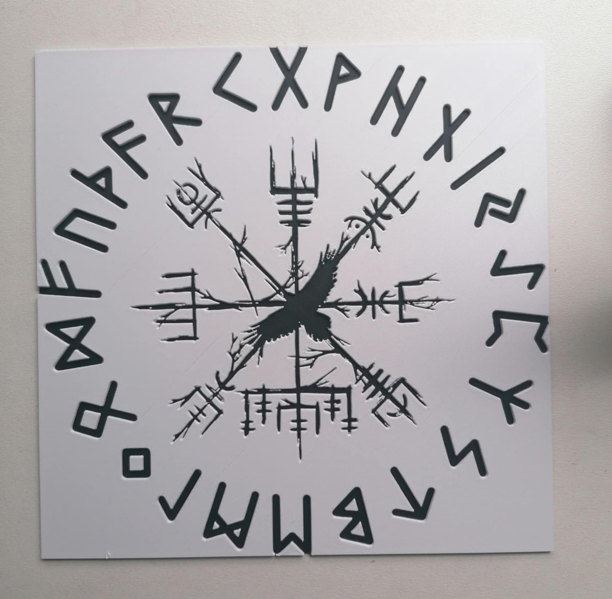 Viking Compass & Runes Wall Art – Phaz3d Wall Décor
